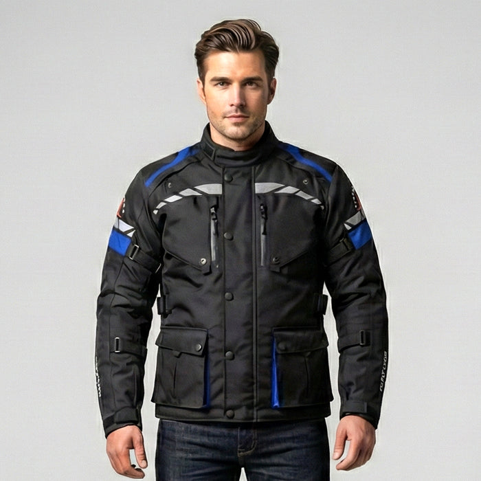 Electric Blue Men Black