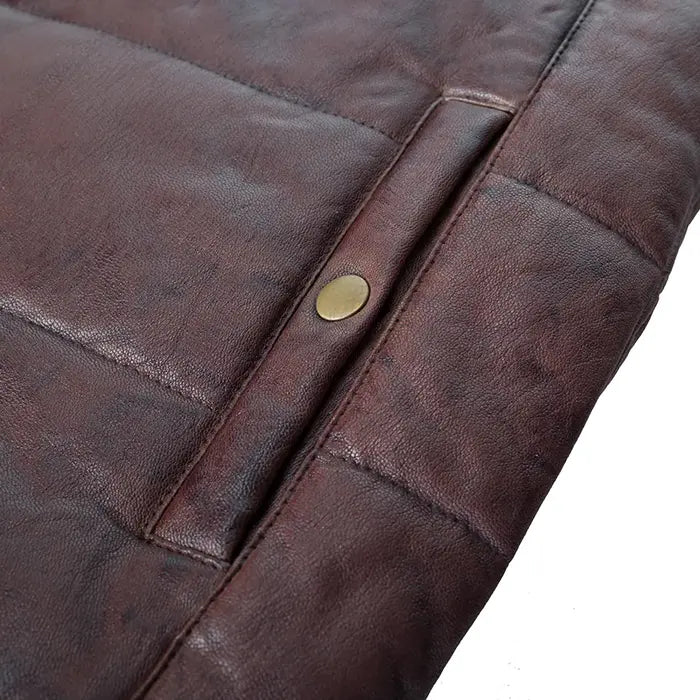 Puffer Men Body Warmer Brown